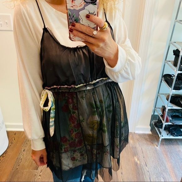 NWT One of a Kind Hand Crafted Top Mini Dress - Picture 3 of 13